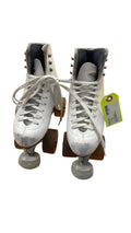 Riedell White Roller Skates Size 2