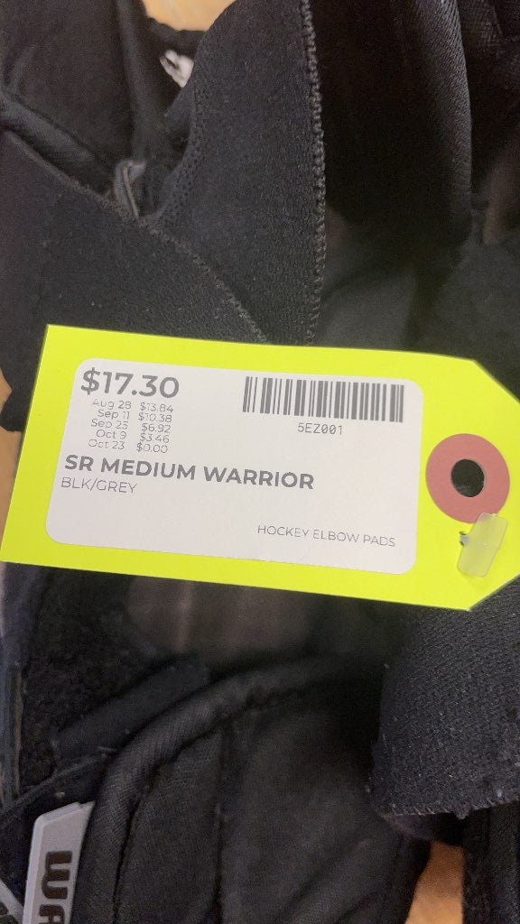 Warrior Method Senior Medium Hockey Elbow Pads