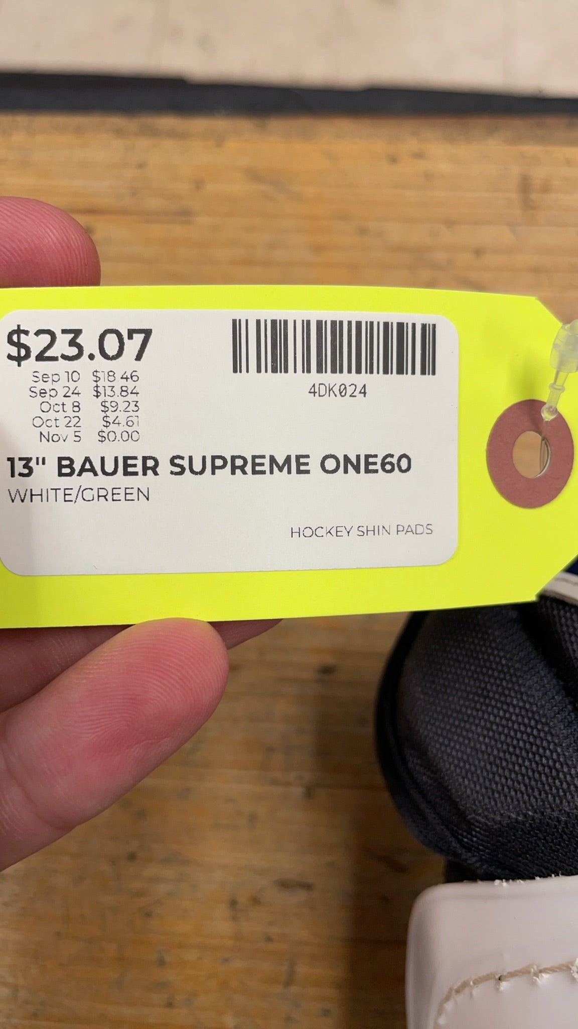 13" Bauer Supreme One60 Hockey Shin Pads