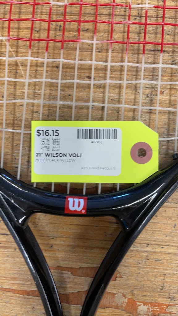21" Wilson Volt Junior Tennis Racquet