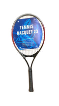 23" Junior Aluminum Tennis Racquet - Black/Red