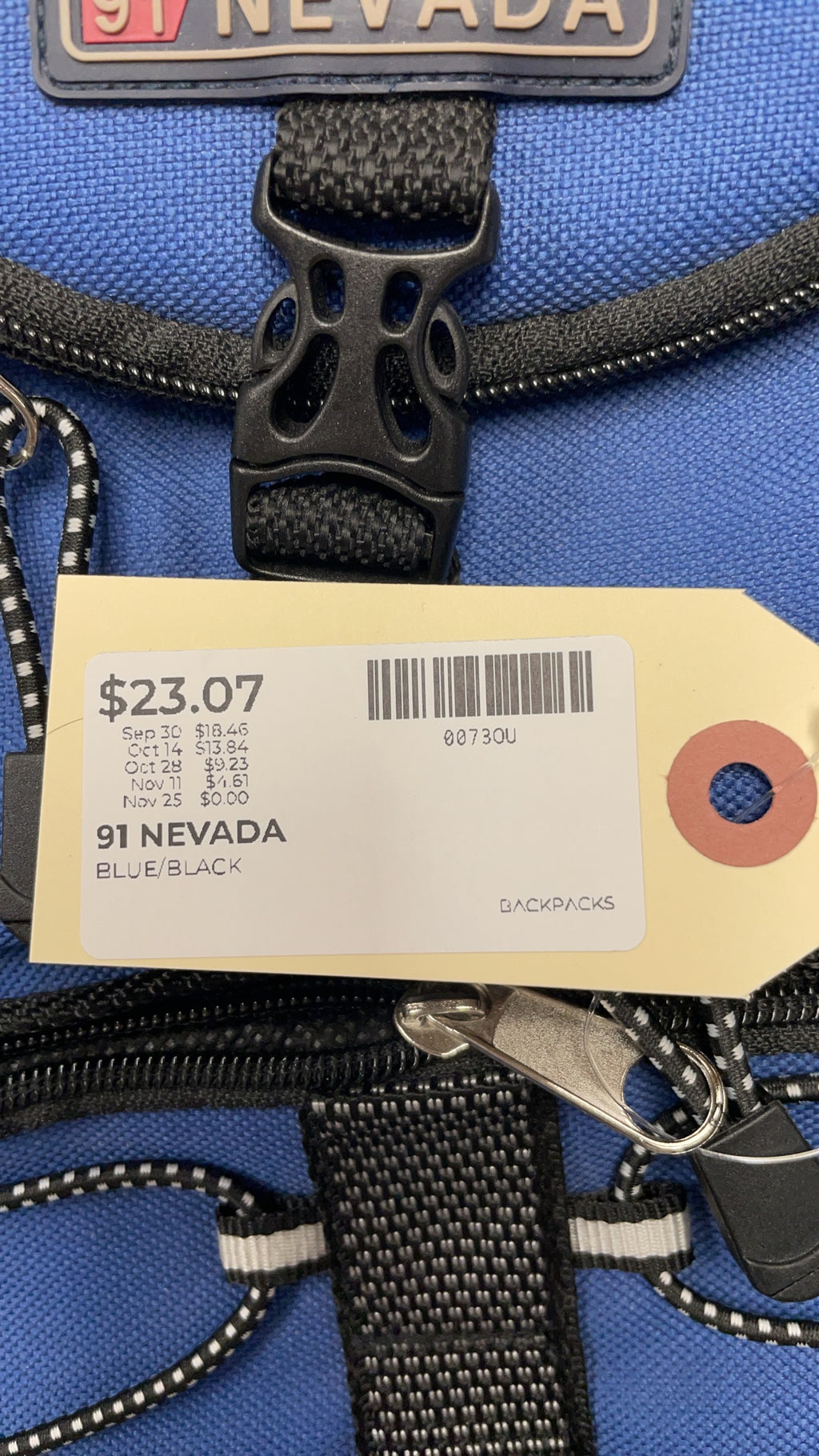 91 Nevada Backpack Blue/Black