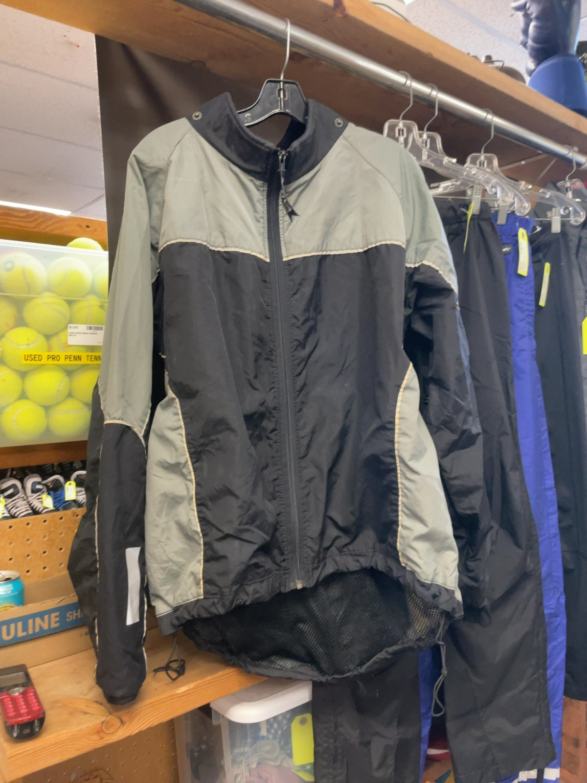 Activa Jacket Shell Large Reflective Black/Grey