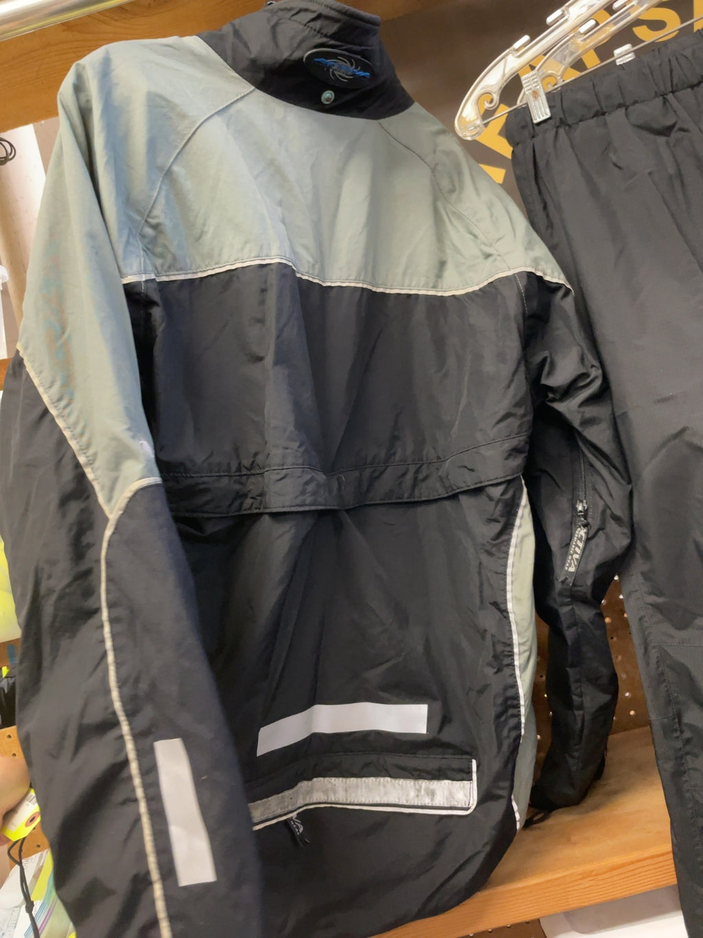 Activa Jacket Shell Large Reflective Black/Grey