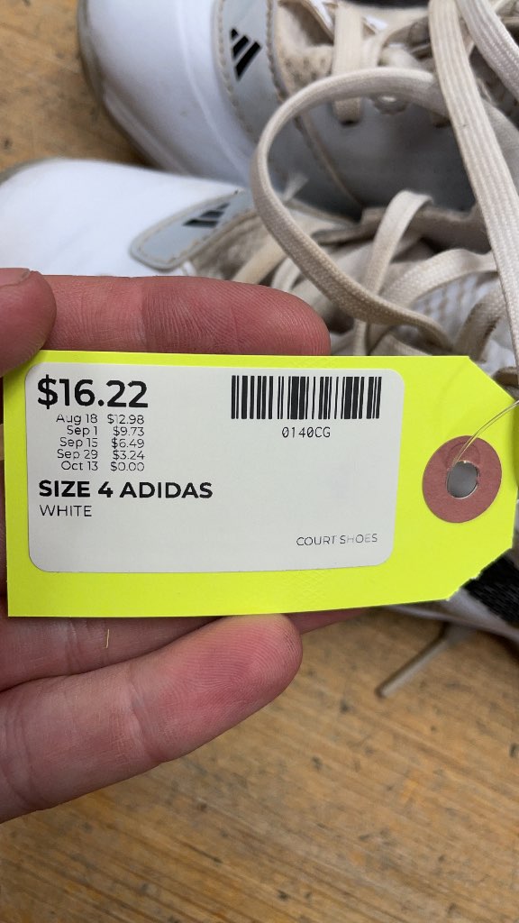 Adidas Adizero Impact Court Shoes - Size 4