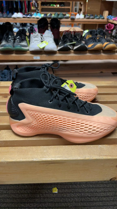 Adidas AE 1 Court Shoes - Pink/Black - Size 7