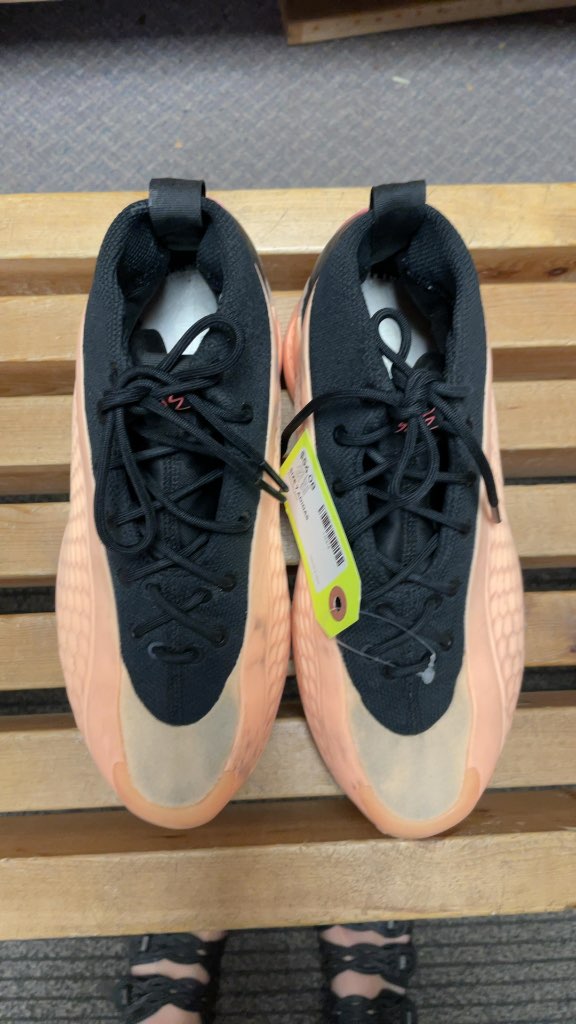 Adidas AE 1 Court Shoes - Pink/Black - Size 7