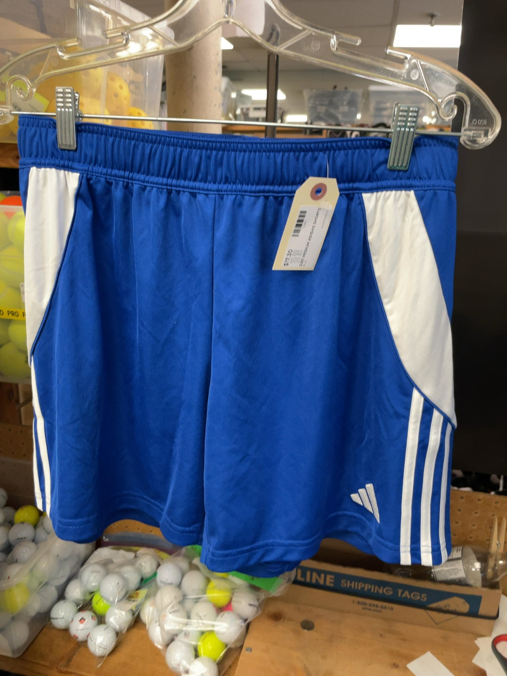 Adidas AEROREADY Size Medium Blue Soccer Shorts