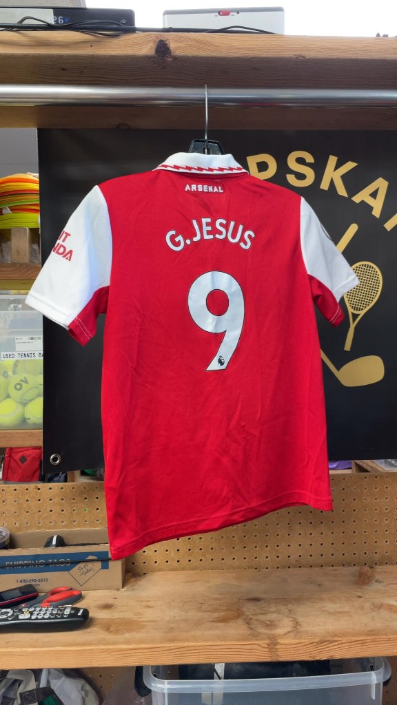 Adidas Arsenal Gabriel Jesus #9 Soccer Jersey