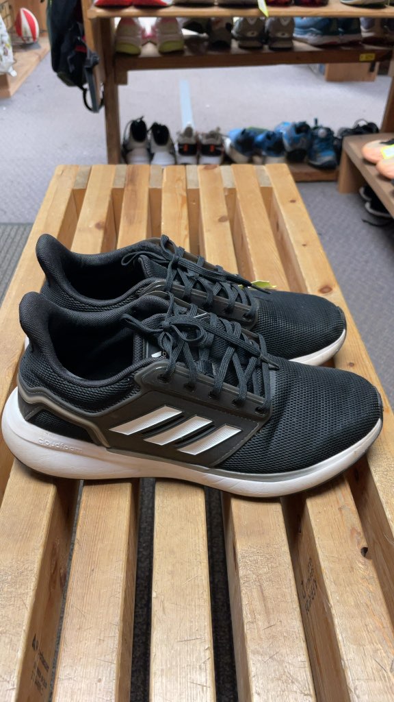 Adidas Black Cloudfoam Running Shoes - Size 9