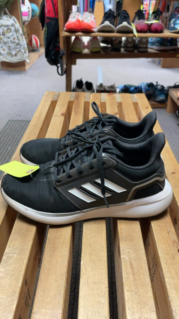 Adidas Black Cloudfoam Running Shoes - Size 9