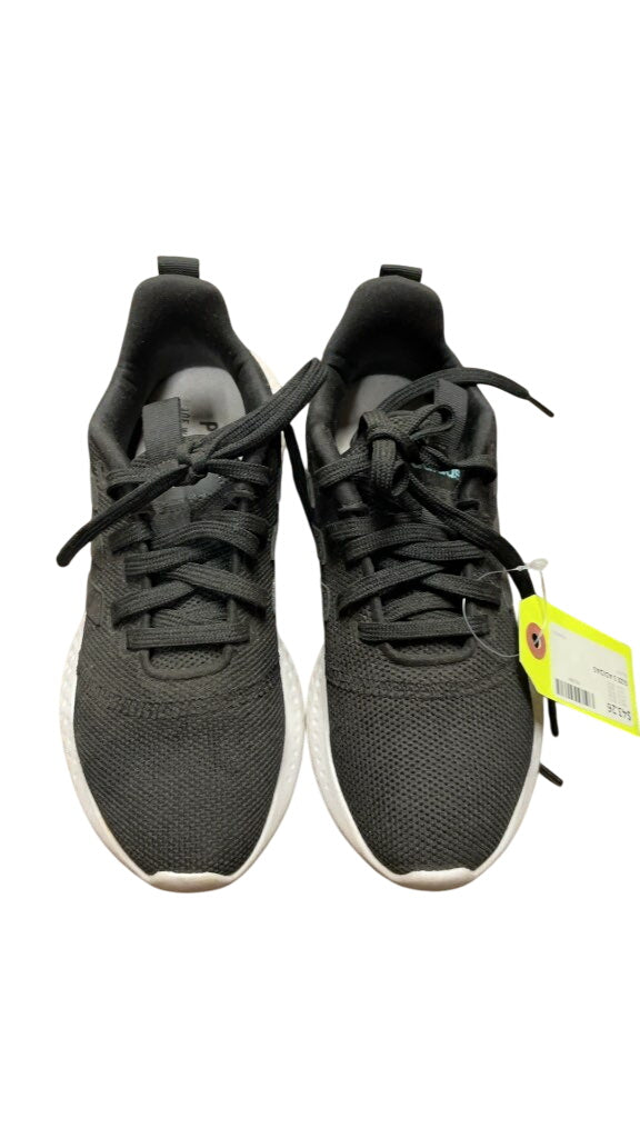 Adidas Black Mesh Running Shoes - Size 5