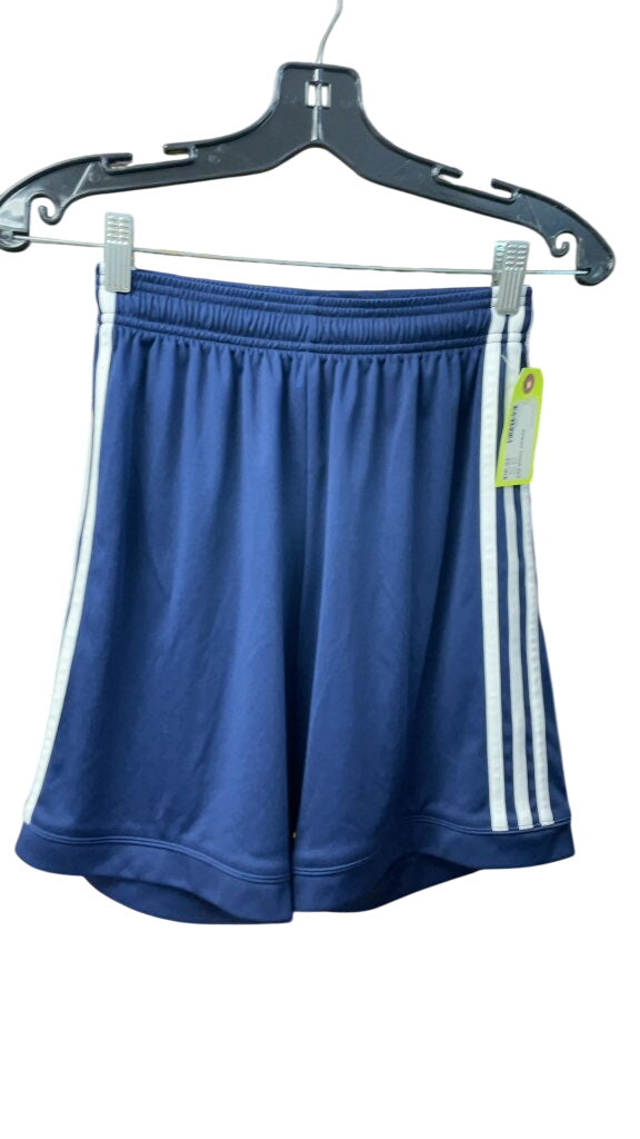 Adidas Blue 3-Stripe Soccer Shorts - Size Small