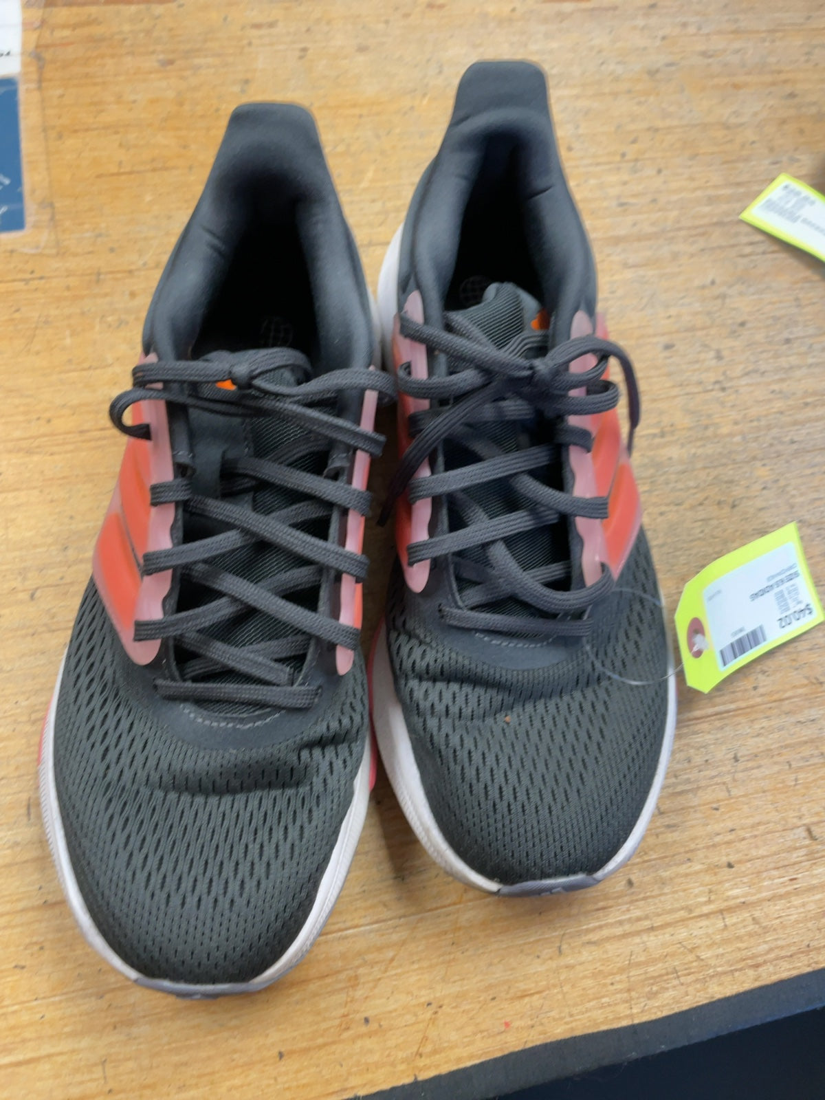 Adidas Bounce Runners Size 6.5 Grey/Orange