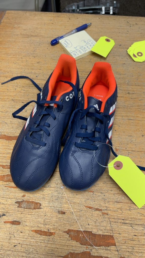 Adidas Copa Sense.4 Soccer Cleats - Blue/Orange - Size 2