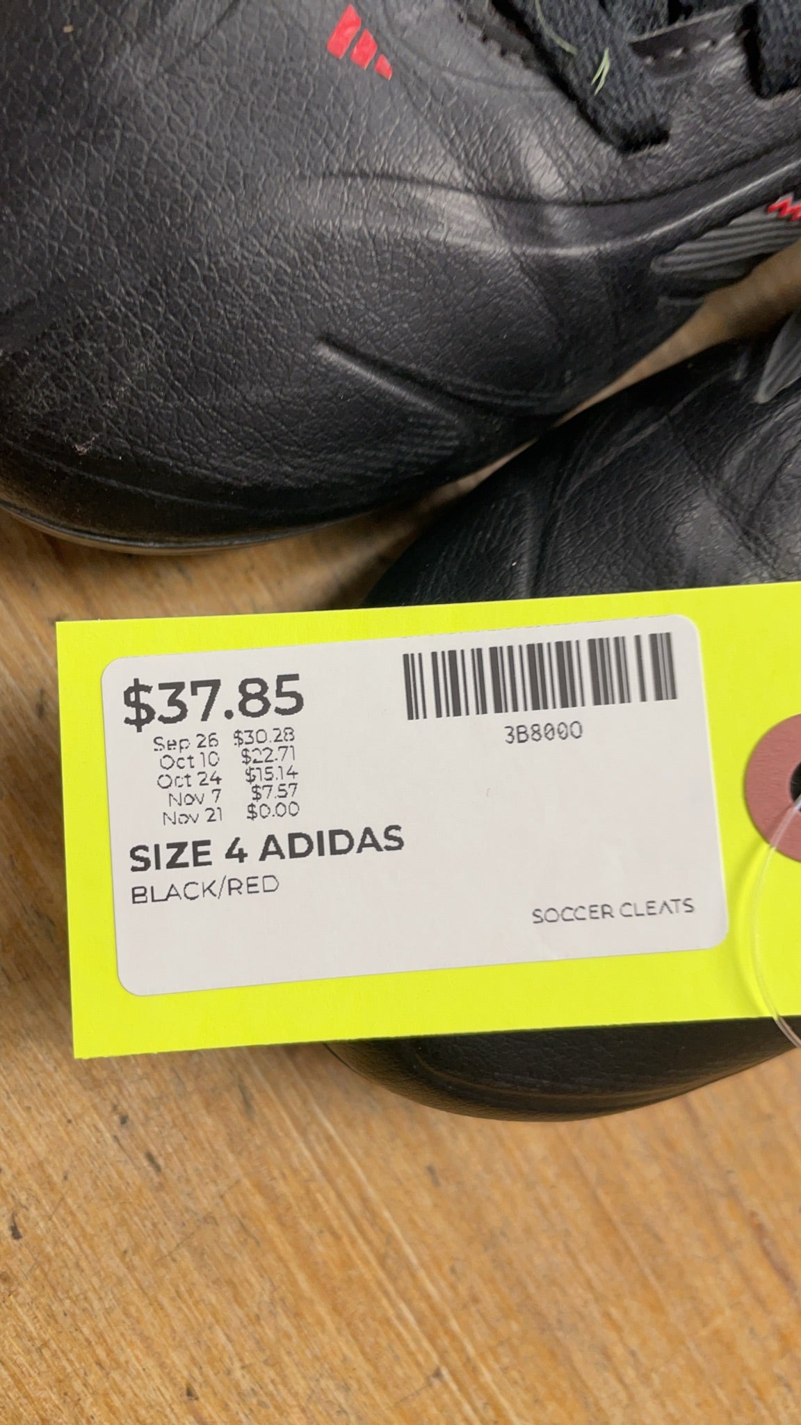 Adidas Copa Size 4 Soccer Cleats