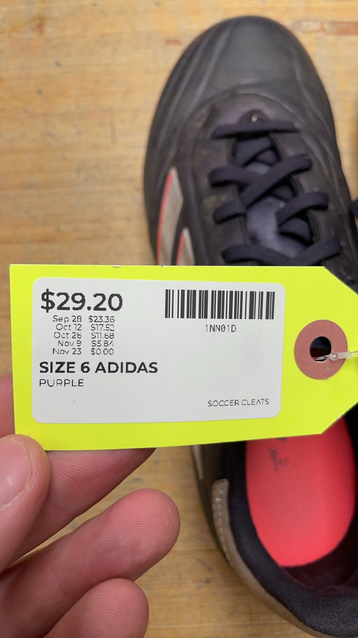 Adidas Copa Size 6 US Soccer Cleats
