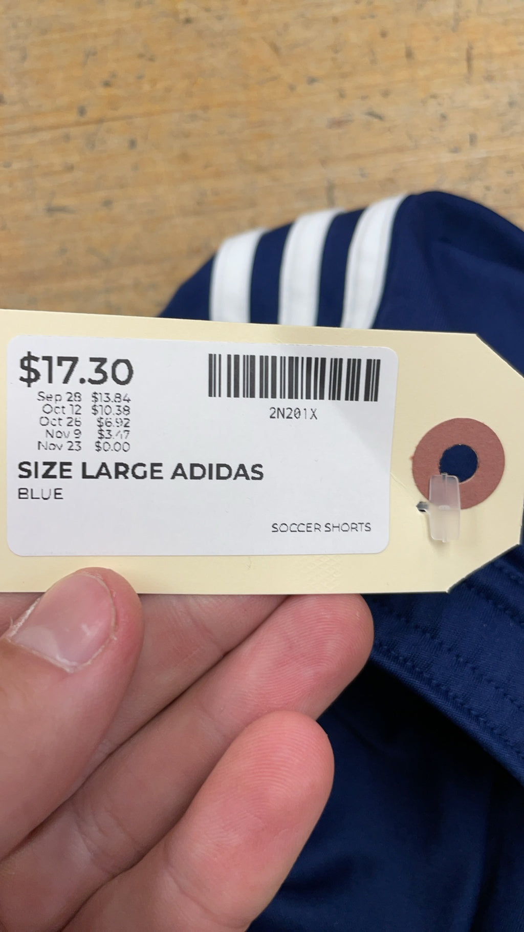 Adidas Entrada 22 Size L Soccer Shorts