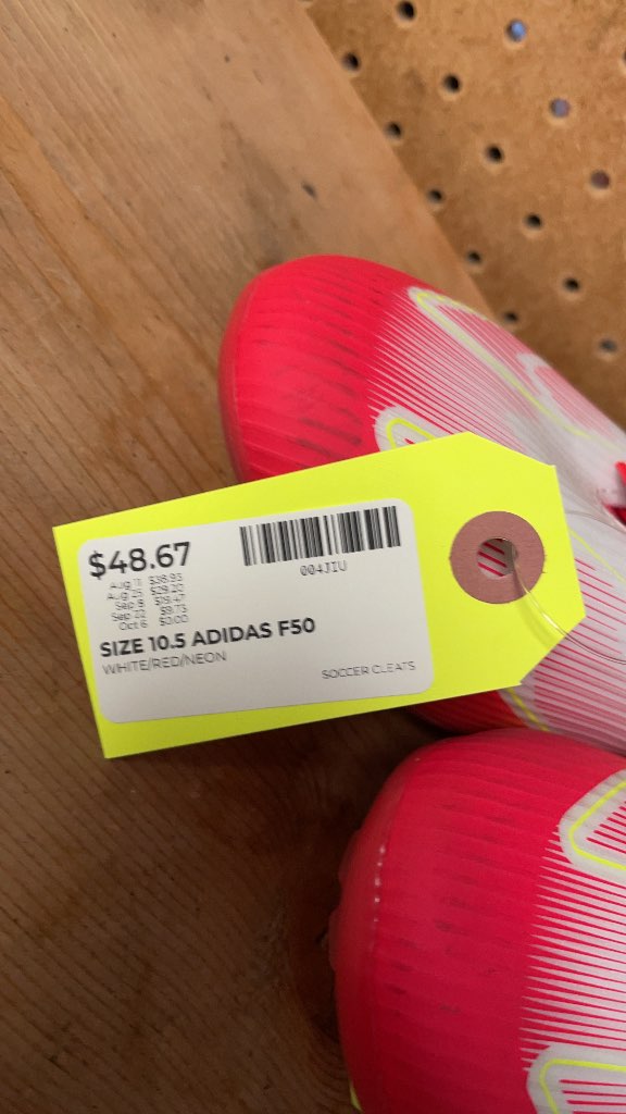 Adidas F50 Soccer Cleats - Size 10.5