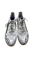 Adidas F50 Soccer Cleats - White/Black/Gold - Size 10.5
