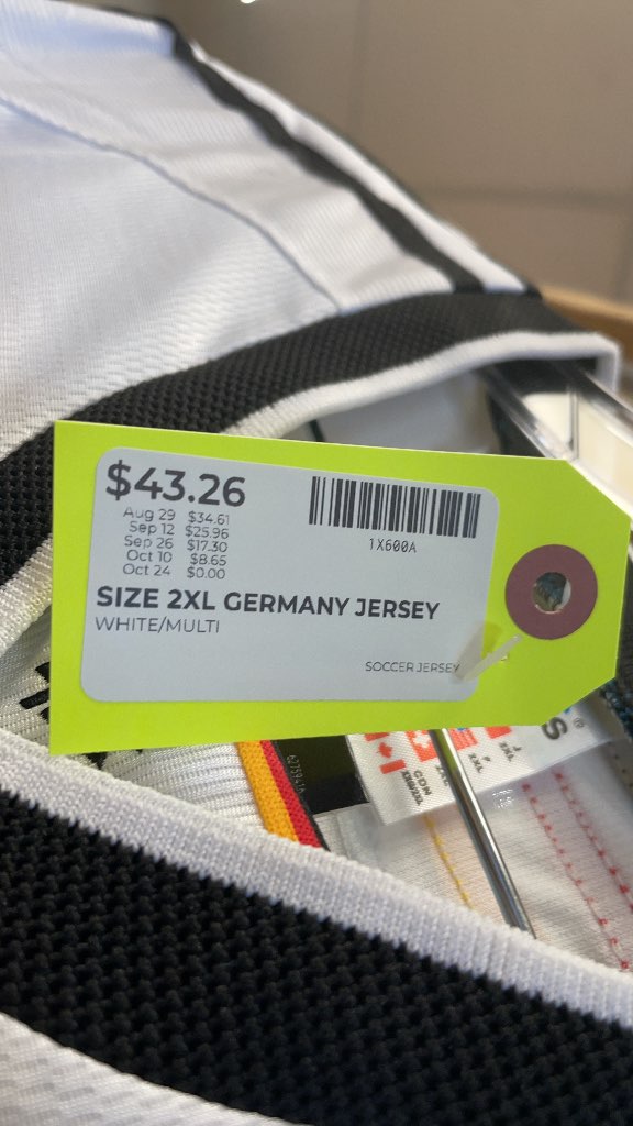 Adidas Germany Soccer Jersey - Size 2XL