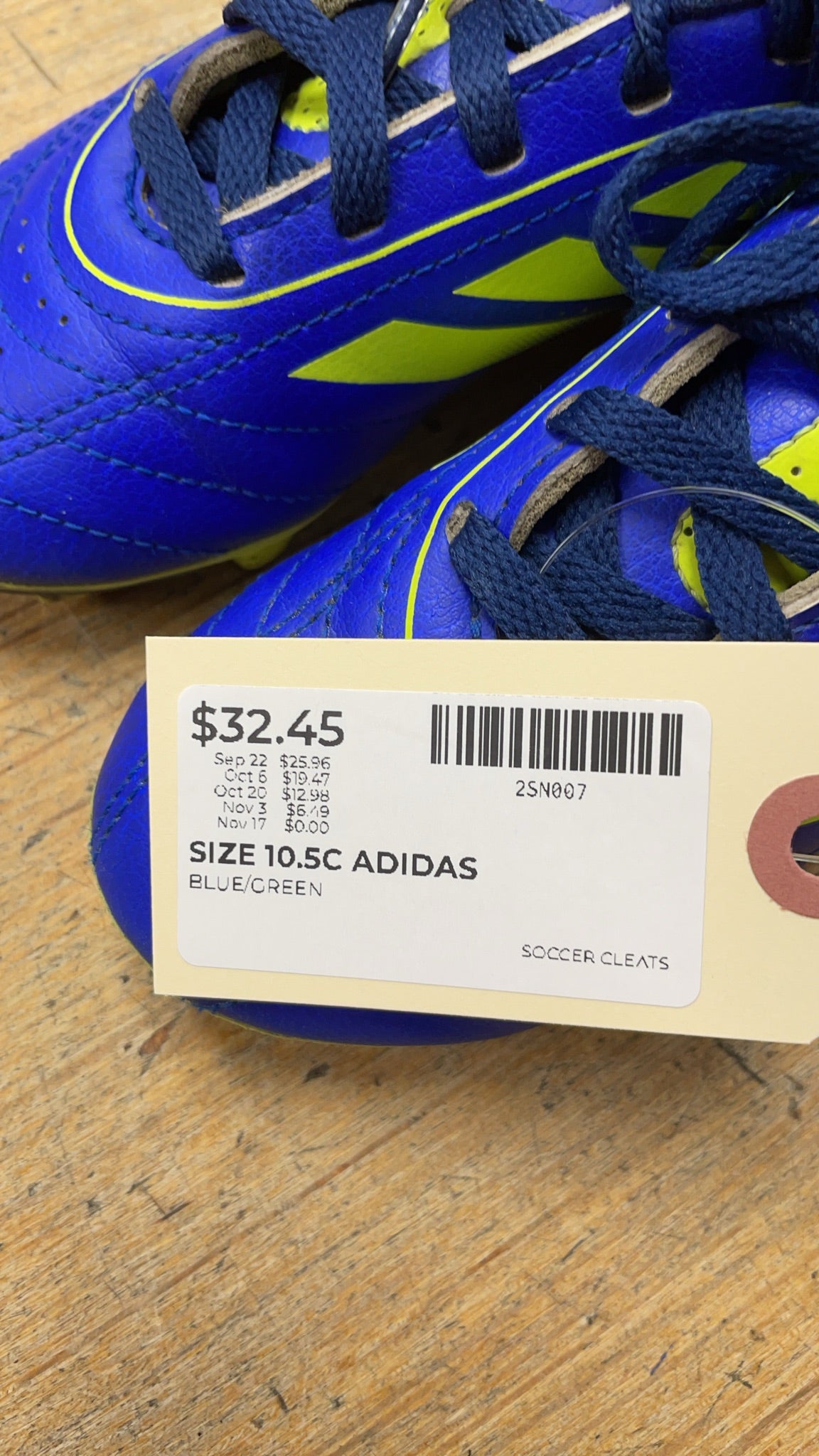 Adidas Goletto 10.5C Soccer Cleats