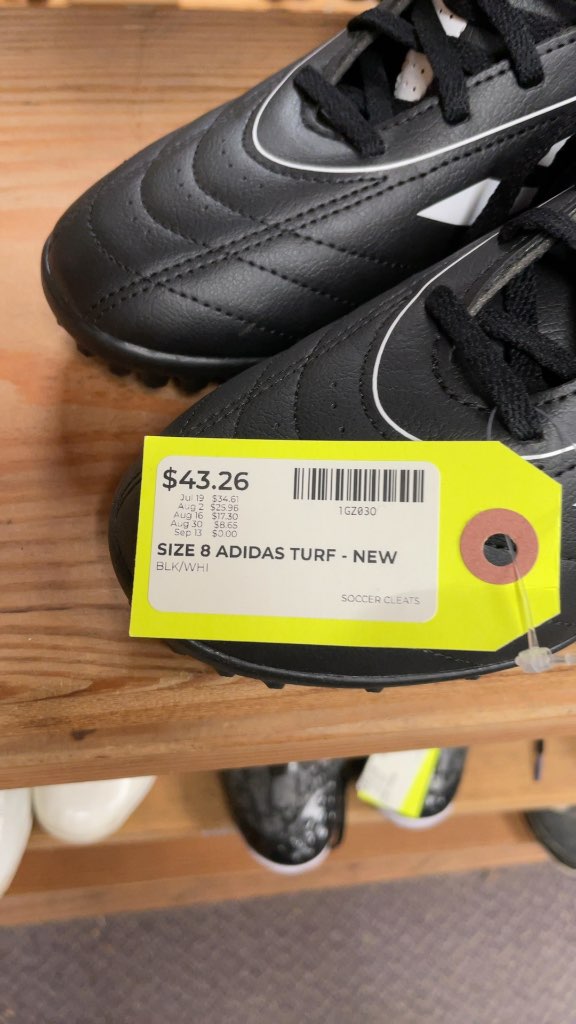 Adidas Goletto Turf Soccer Cleats - Size 8 - New