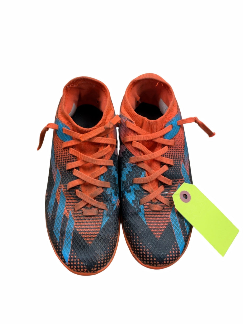 Adidas Indoor Soccer Shoes 3.5 Orange/Black
