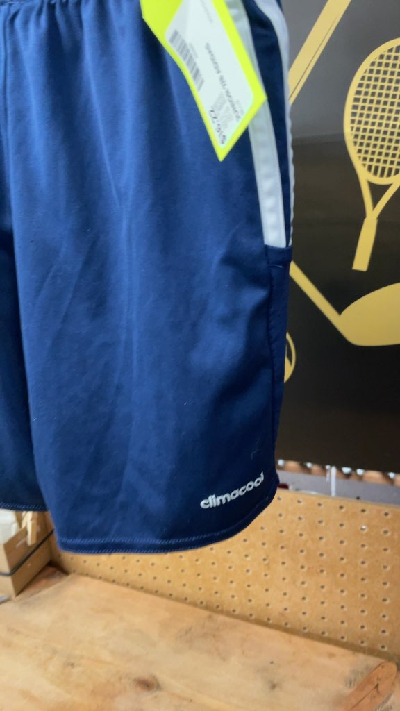 Adidas Junior 7/8 Soccer Shorts - Blue