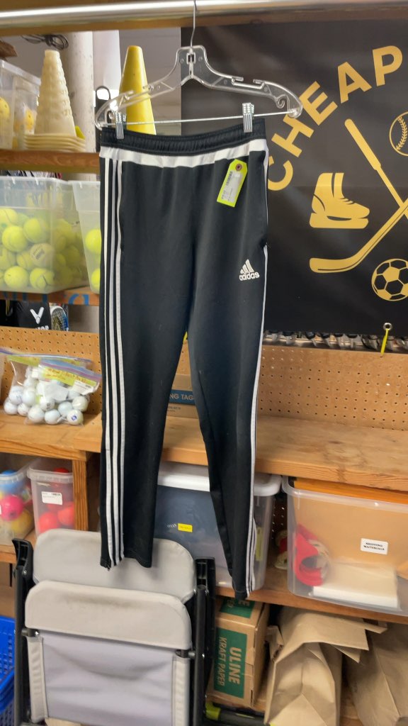 Adidas Junior XL Soccer Pants - Black