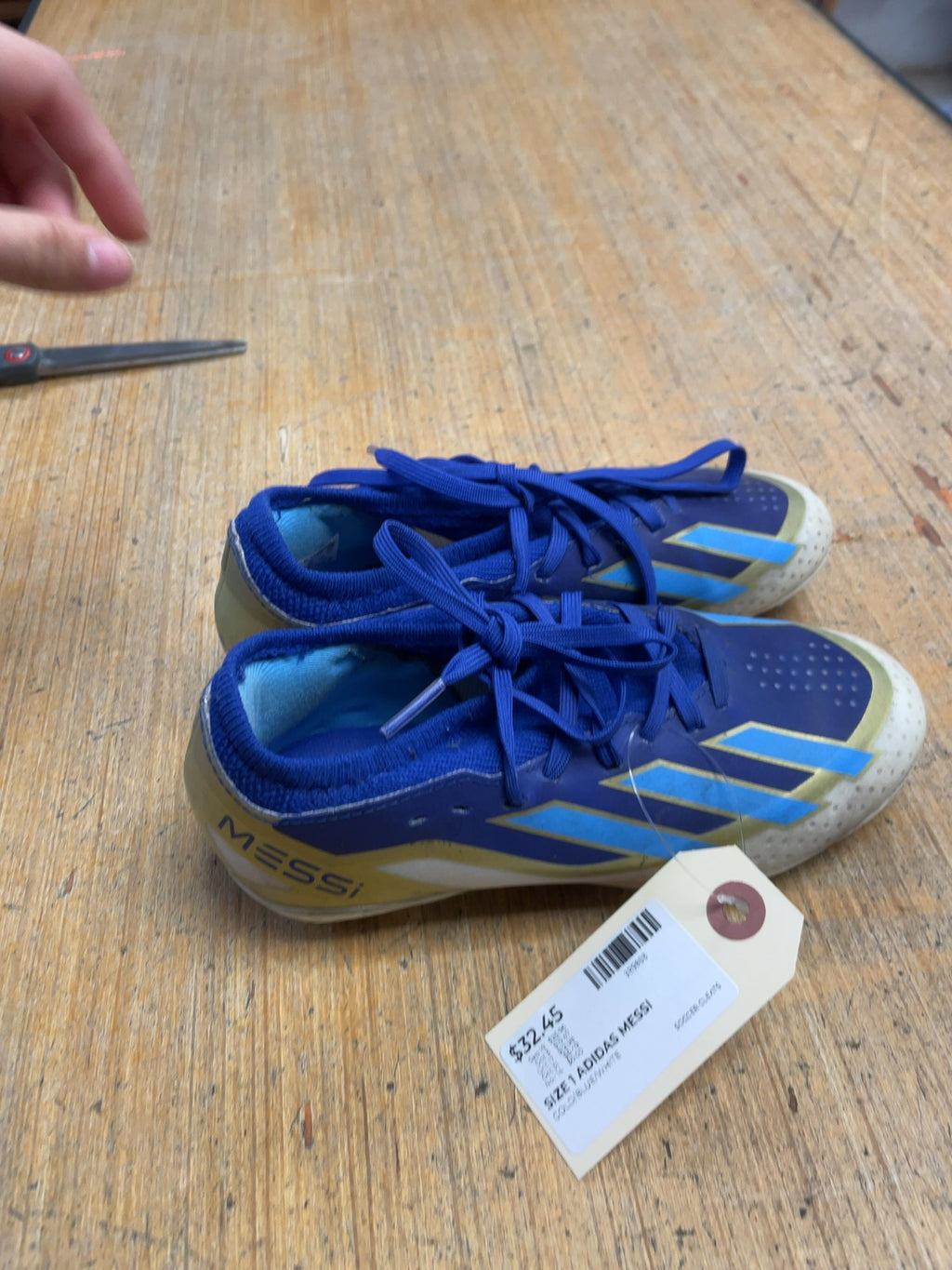 Adidas Messi Size 1 Soccer Cleats