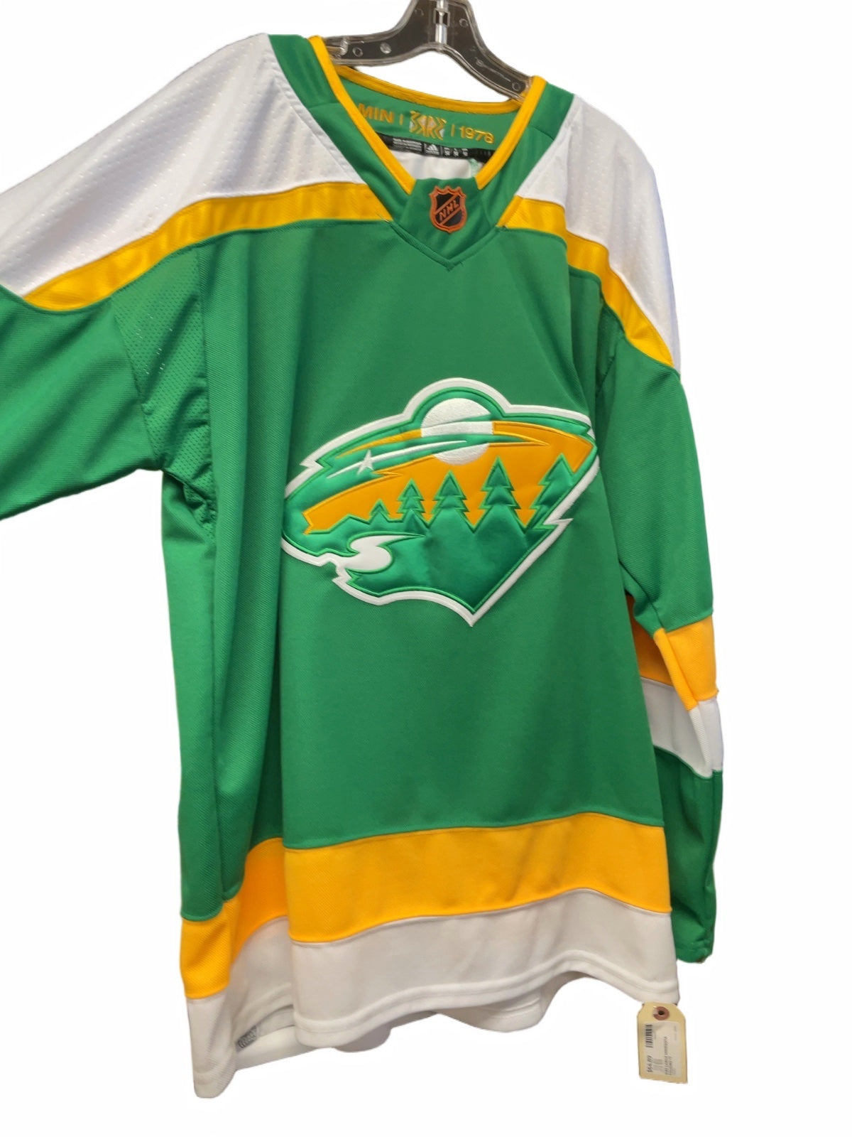 Adidas Minnesota Wild Marcus Foligno #17 Jersey Size Large