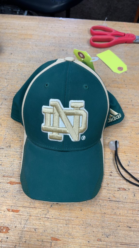 Adidas Notre Dame Fighting Irish Green & Gold Hat