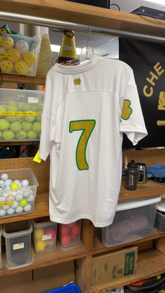 Adidas Notre Dame Fighting Irish Jersey #7 XXL