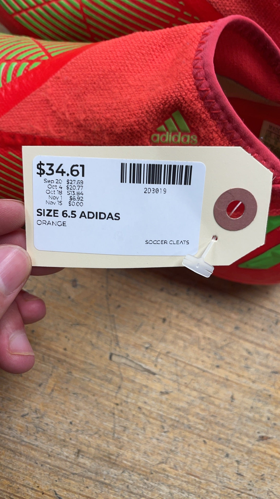 Adidas Predator 6.5 US Soccer Cleats