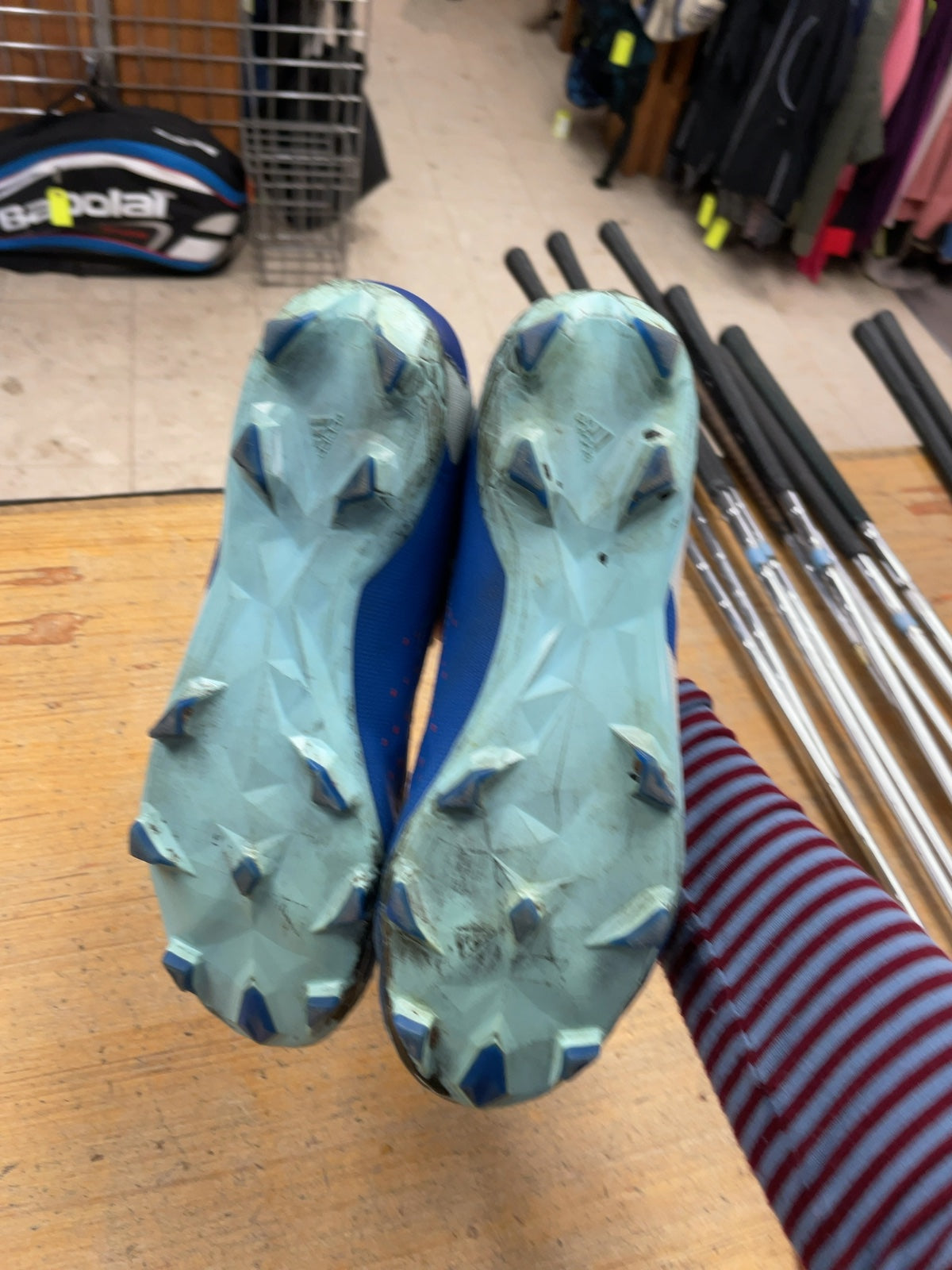 Adidas Predator Size 10 Blue Soccer Cleats