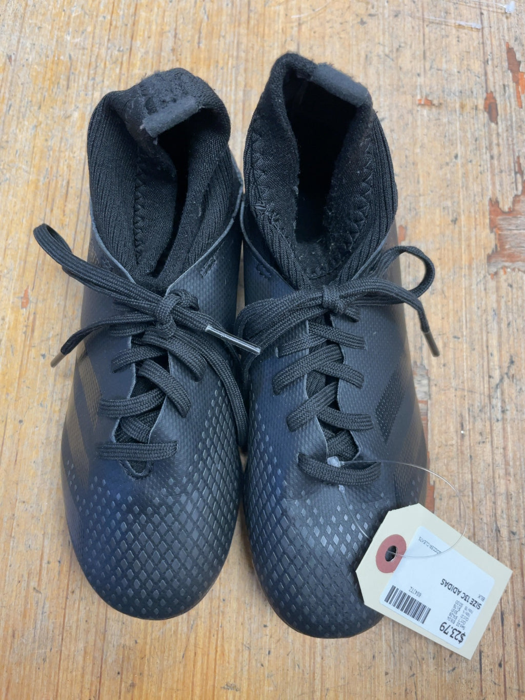 Adidas Predator Size 13C Black Soccer Cleats