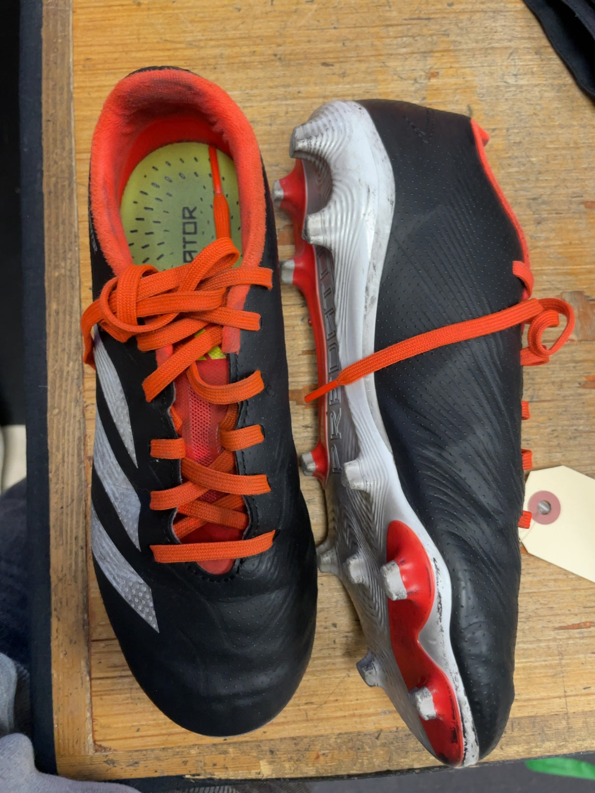 Adidas Predator Size 4.5 US Soccer Cleats