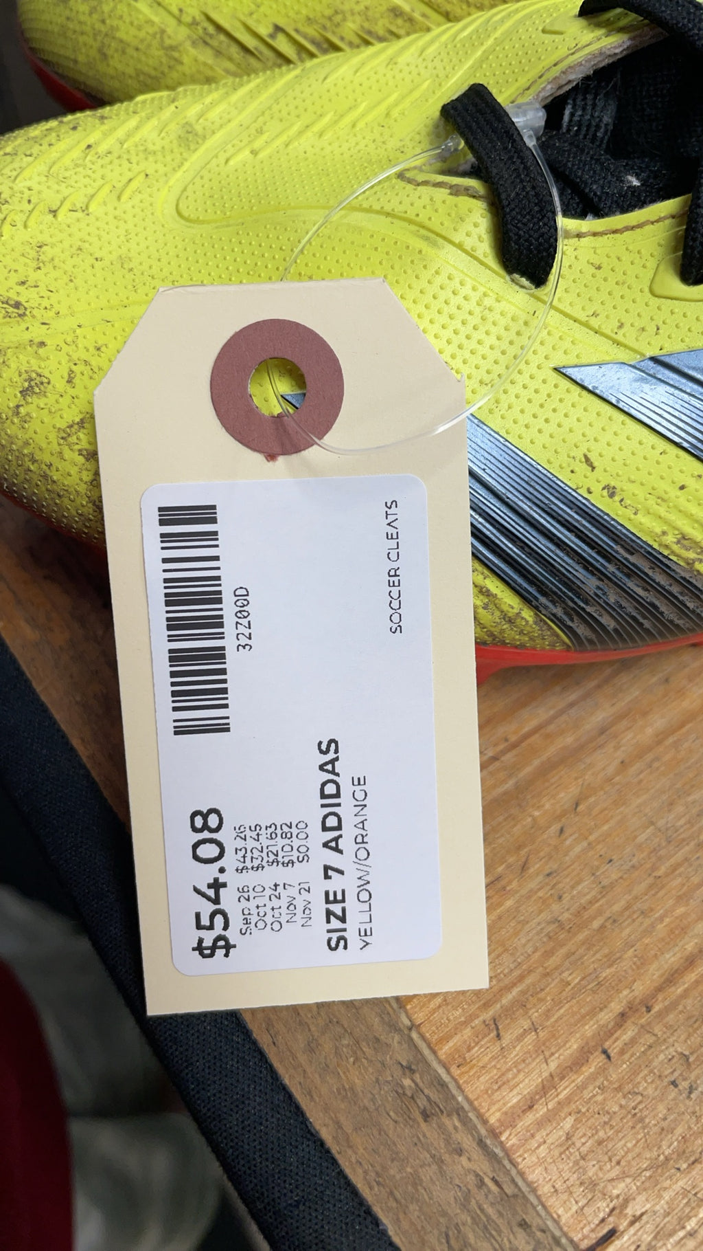 Adidas Predator Size 7 Soccer Cleats