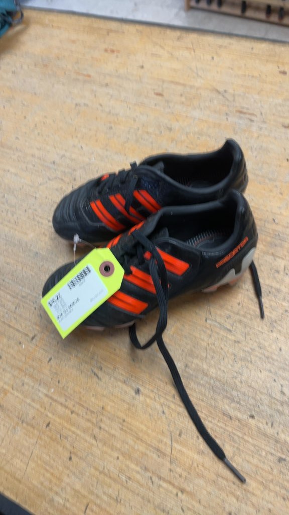 Adidas Predator Soccer Cleats - Black/Orange - Size 13C
