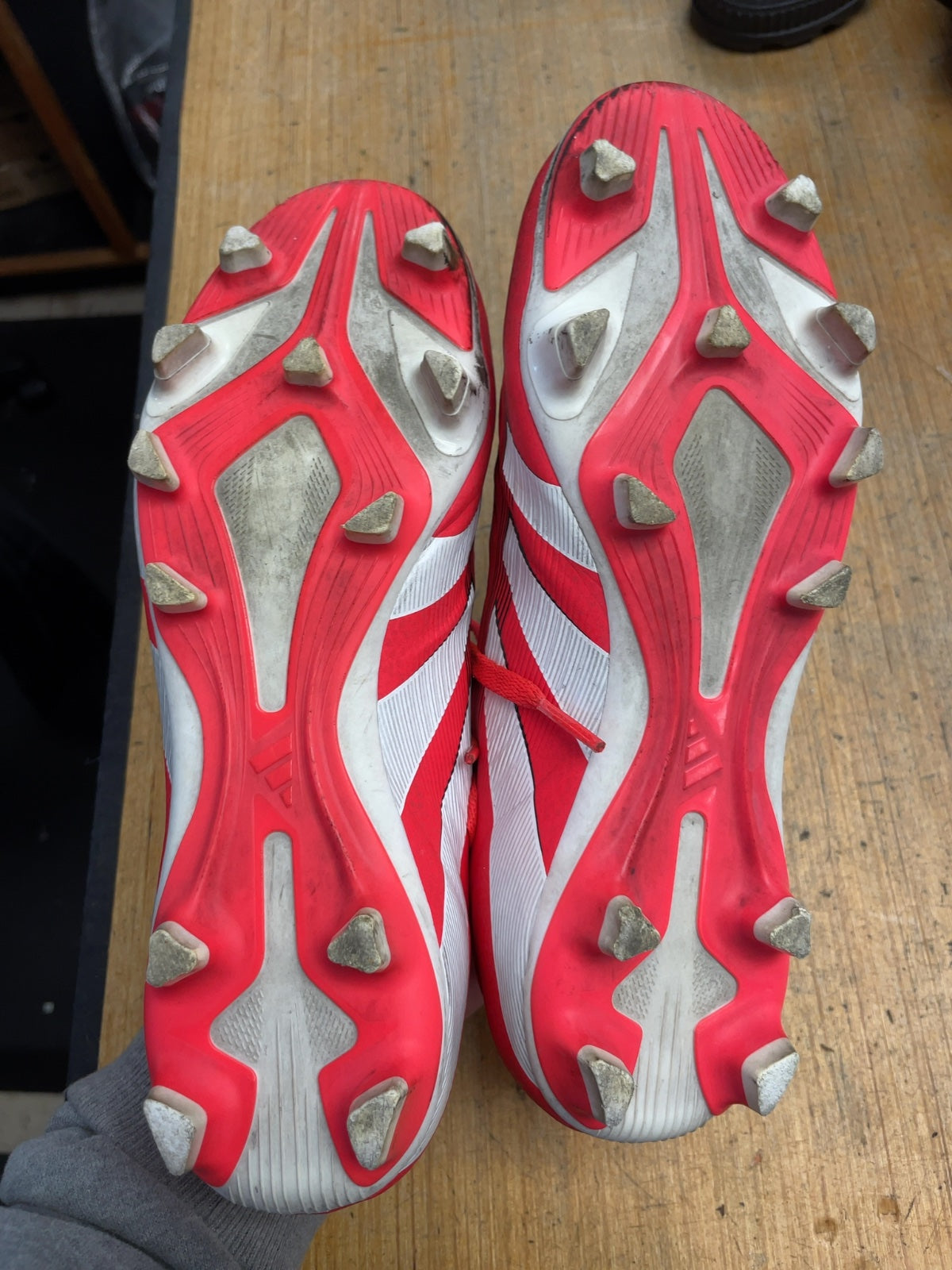Adidas Predator Soccer Cleats Size 6.5 Red