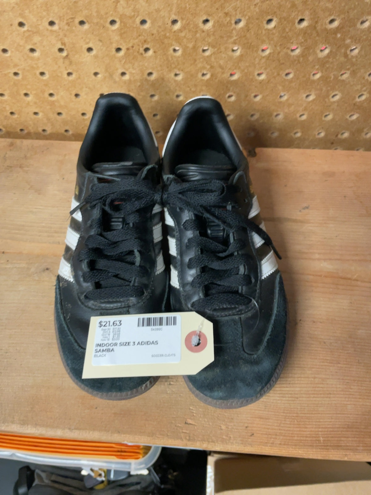 Adidas Samba Size 3 Indoor Soccer Shoes