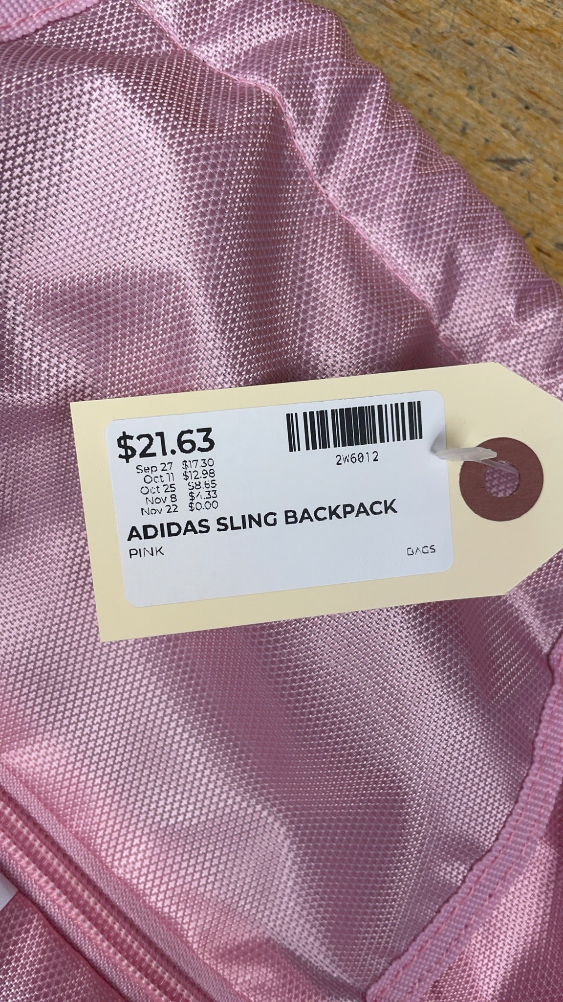 Adidas Sling Backpack Pink