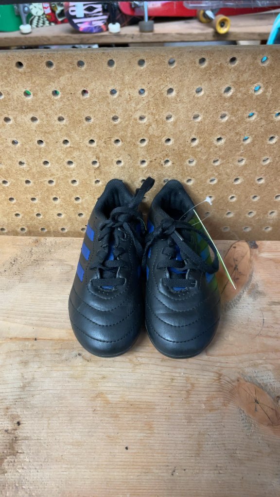 Adidas Soccer Cleats - Black/Blue - Size 10.5C