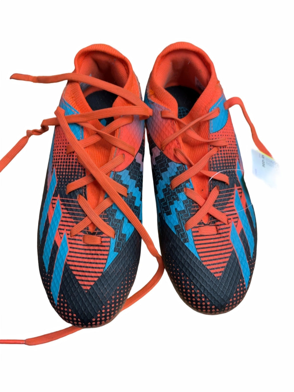 Adidas Soccer Cleats Size 1 Orange/Blue
