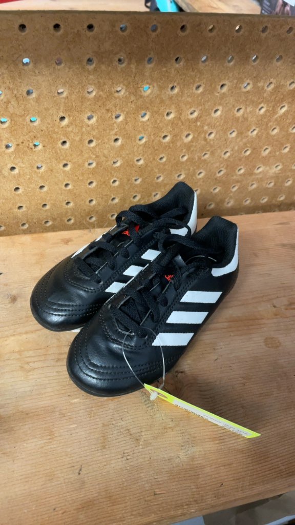 Adidas Soccer Cleats - Size 10.5C - Black/White