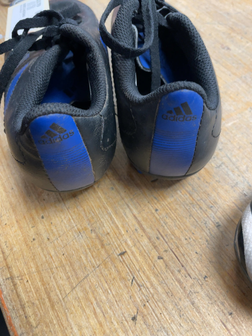 Adidas Soccer Cleats Size 2 Black/Blue