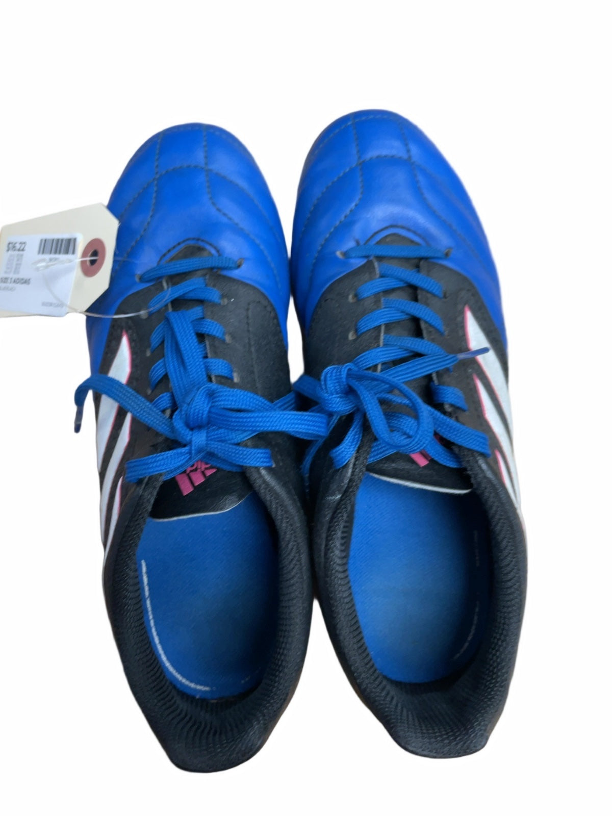 Adidas Soccer Cleats Size 3 Blue/Black