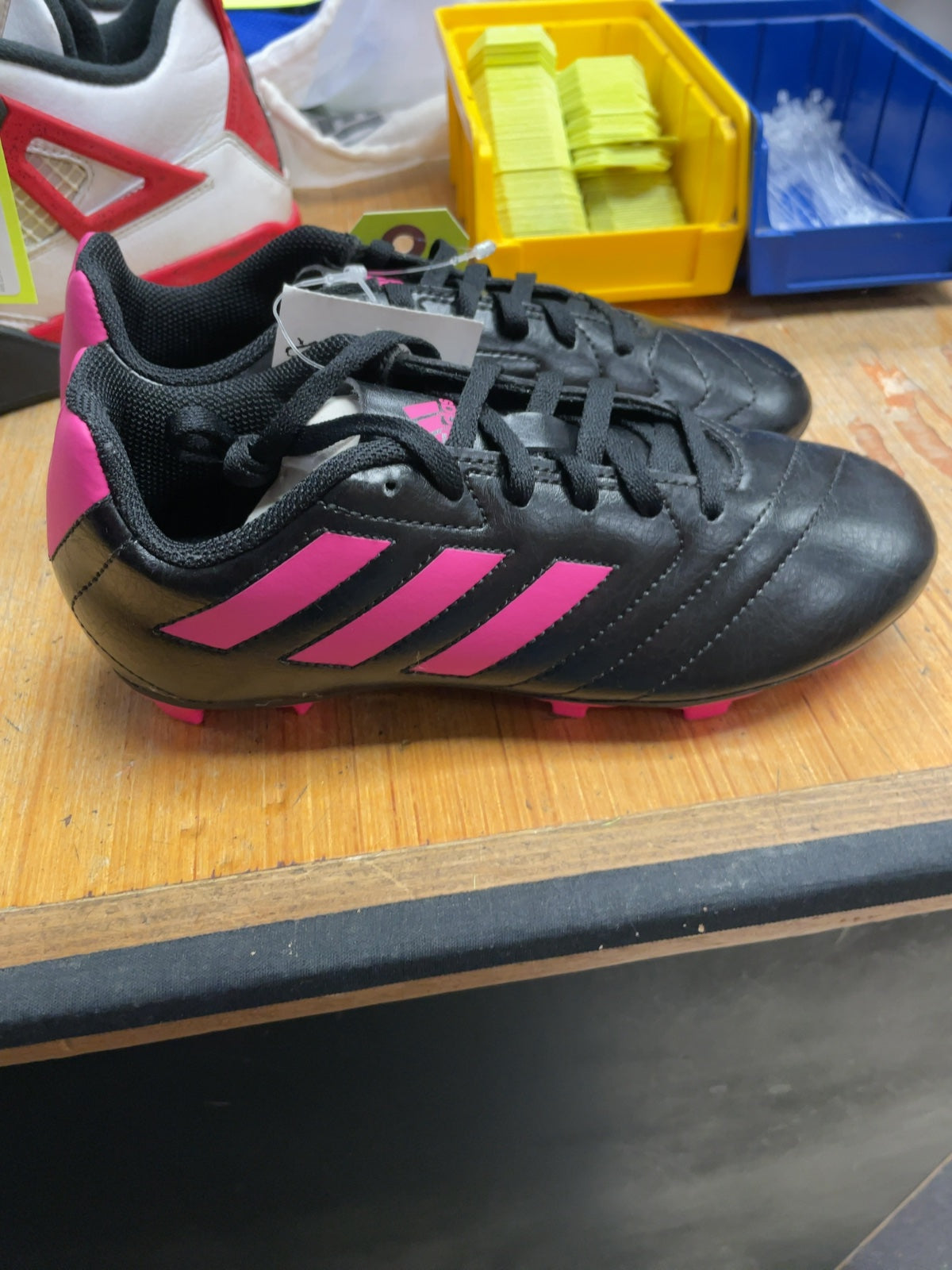 Adidas Soccer Cleats Size 3 Pink/Black *NEW*