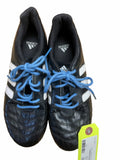 Adidas Soccer Cleats Size 3.5 Black/White/Blue